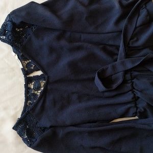 Maurices, navy, XL, romper.